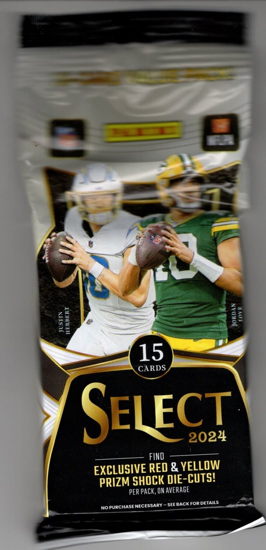 2024-25 Panini Select Football HANGER VALUE PACK Jayden Daniels, Bo Nix, Caleb Williams, Drake Maye: Panini Rookie Football NFL Trading & Sports Cards, Rookie Cards in This Set are Jayden Daniels, Bo Nix, Drake Maye, Marvin Harrison, Jr, JJ McCarthy, Football & Sports Cards for Sale Near Me, Silver, 