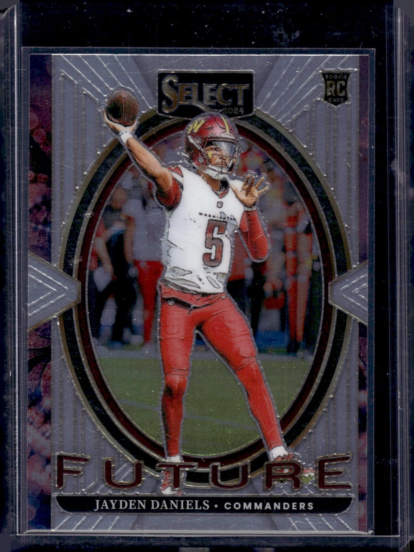 Jayden Daniels Rookie Card Future 2024 Panini Select #4 Commanders (1 of 2)