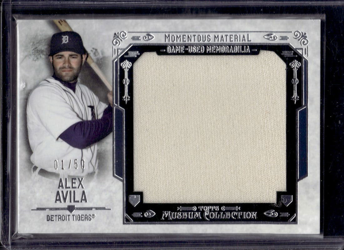 Alex Avila Game Used Jumbo Patch /50 2015 Topps Museum Collection #MMJR-AAA Tigers (1 of 2)