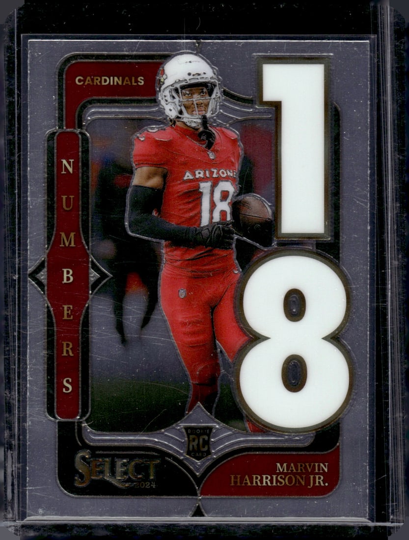 Marvin Harrison Jr. Rookie Card Numbers 2024 Panini Select #4 Arizona Cardinals: Panini Select, Prizm, Mosaic, Contenders, Zenith, Phoenix, Illusions, Absolute, Rookie NFL Sports Trading Cards, SP, SSP, Cards, Football Cards for Sale Near Me, Superbowl & Hall of Fame Player Cards,