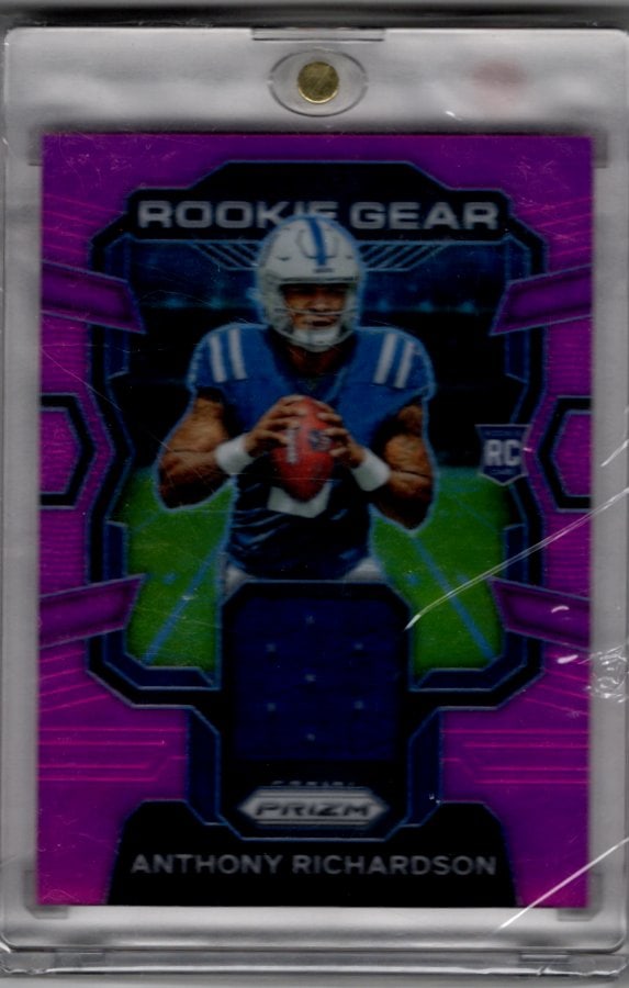 Anthony Richardson Rookie Card Pink Prizm Patch 2023 Panini Prizm #RG-AR Colts (1 of 2)