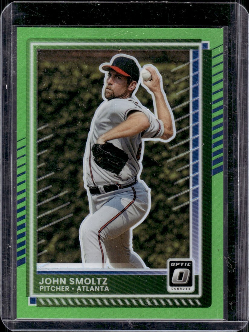 John Smoltz Lime Green Prizm /149 2025 Panini Donruss #53 Atlanta Braves (1 of 2)
