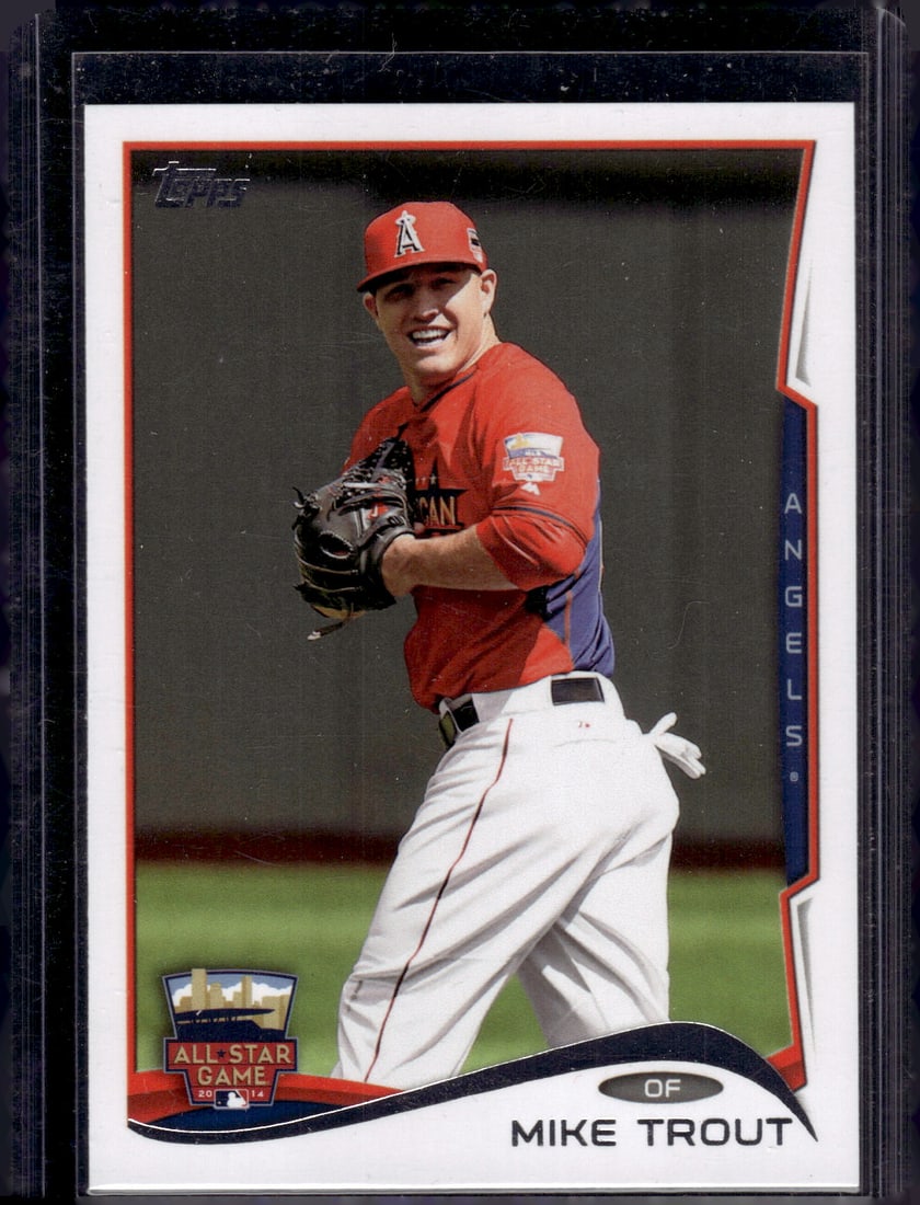 Mike Trout All Star Game 2014 Topps Update #US54 Angels Baseball Card (1 of 2)