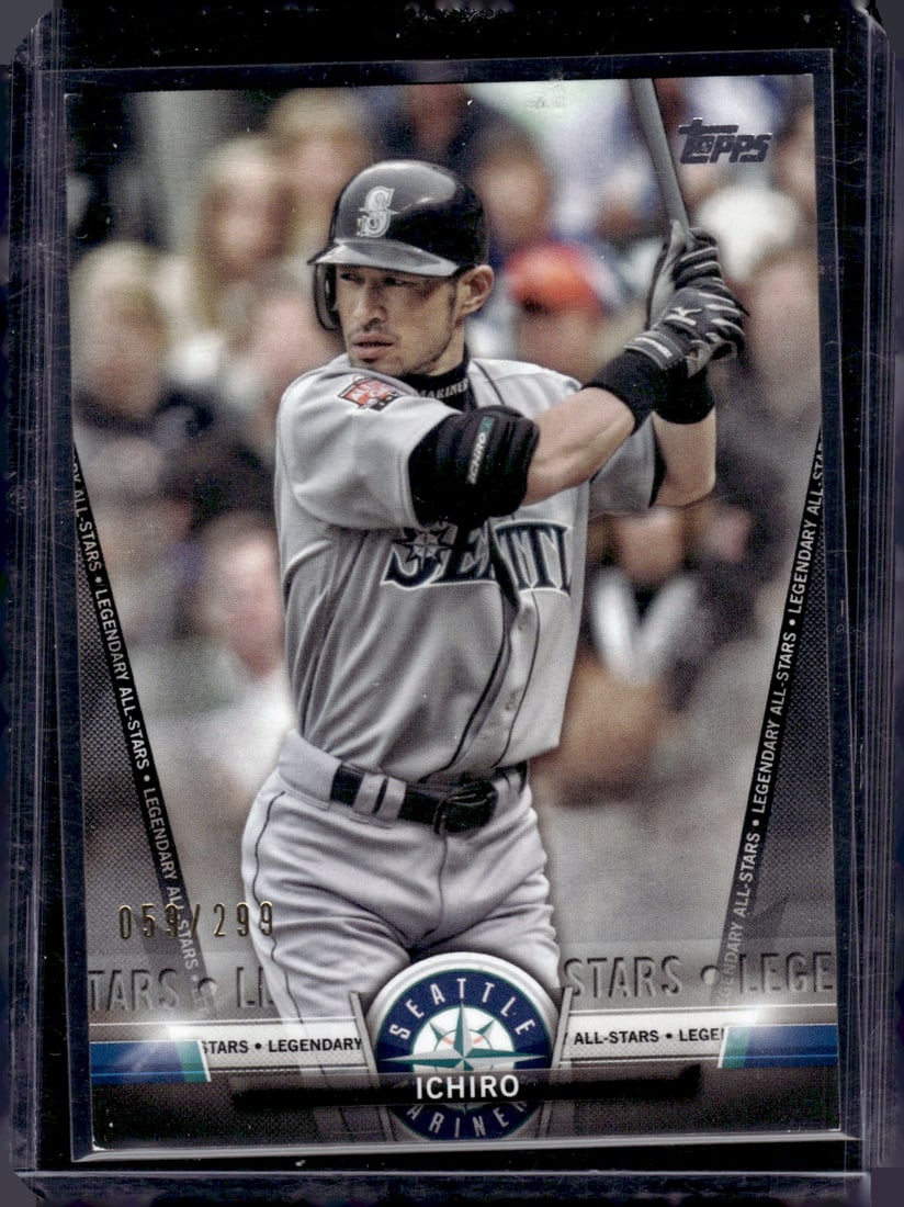 Ichiro Black /299 2018 Topps #S-10 Mariners Baseball Card (1 of 2)