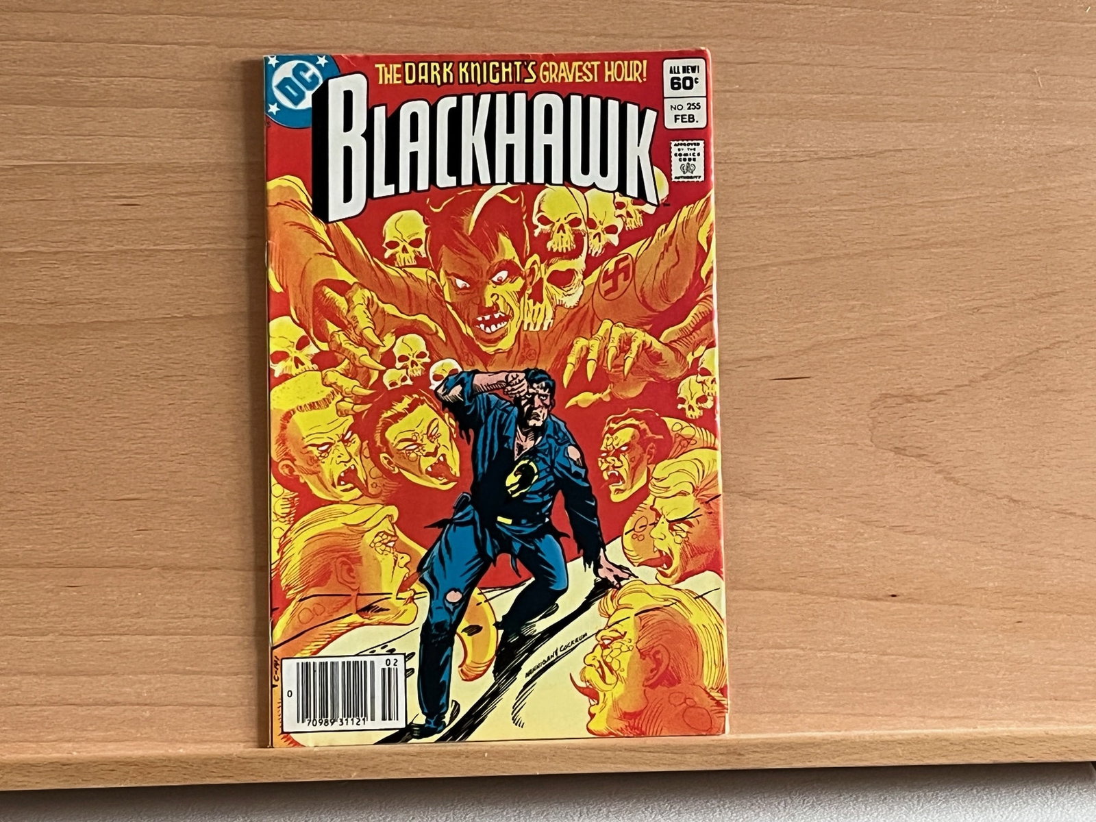 Blackhawk Vintage DC Comic Book, 1983 #255 February, The Dark Knight's Greatest Hour (1 of 3)
