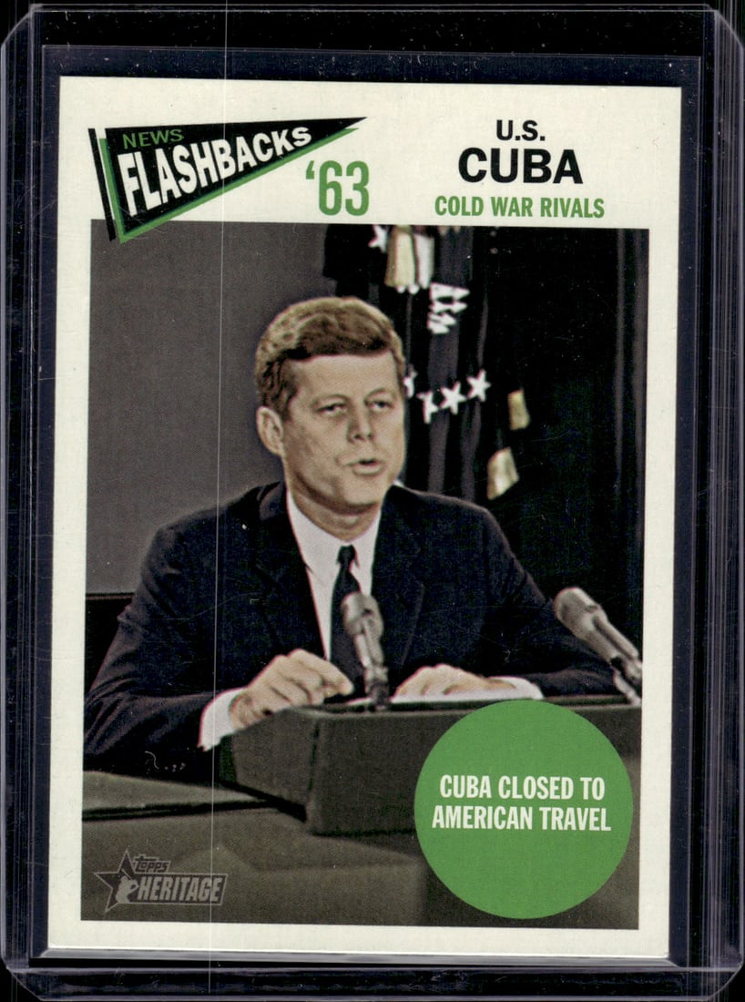 US Cuba Cold War Rivals News Flashbacks JFK 2012 Topps Heritage #NF-UC (1 of 2)