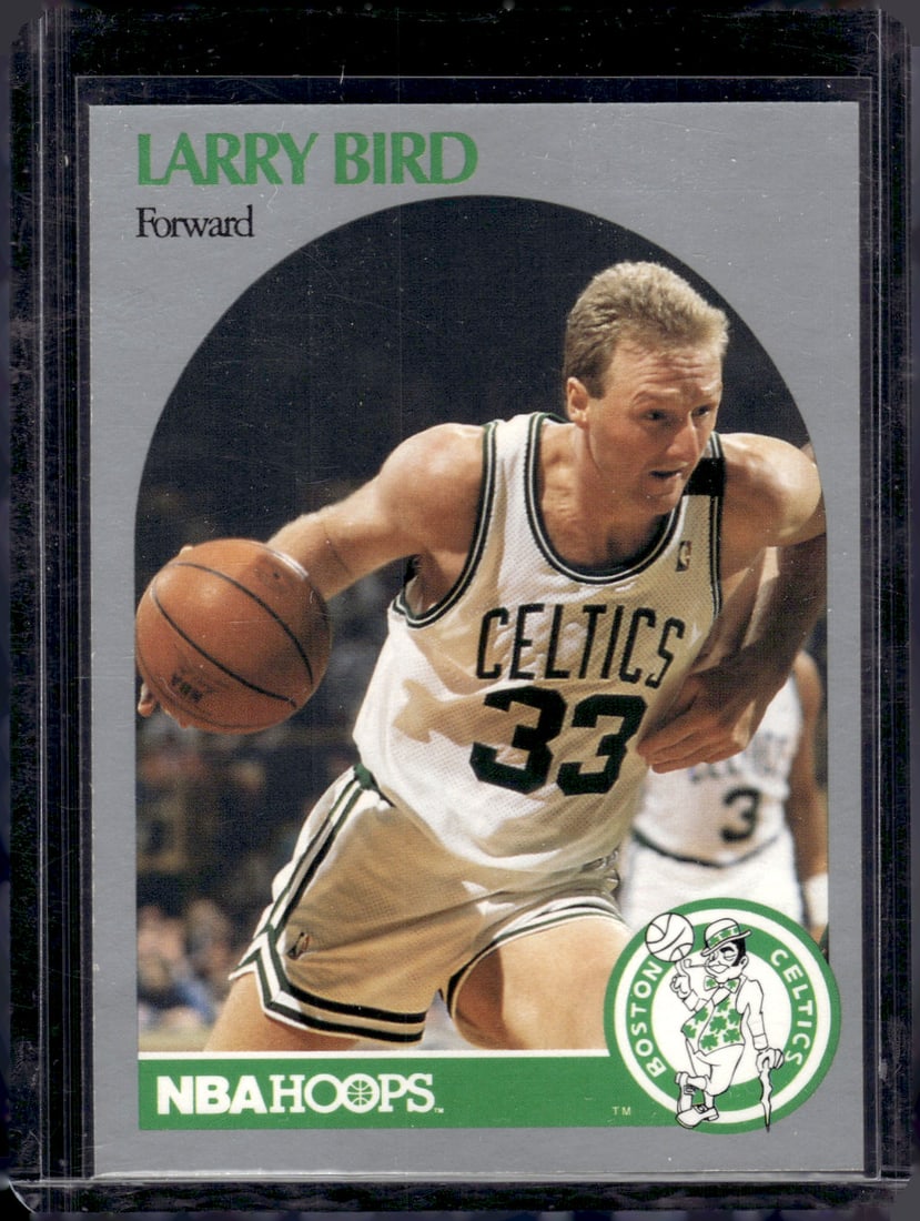 Larry Bird 1990-91 NBA Hoops #39 Boston Celtics Basektball Card (1 of 2)