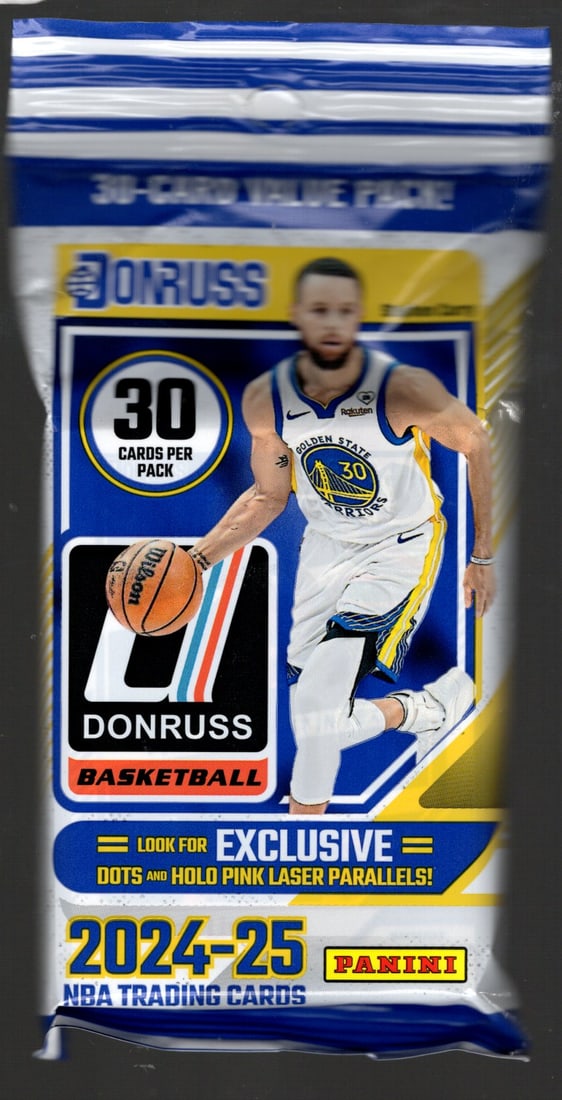 2024-25 Donruss  Basketball Cards HANGER VALUE FAT PACK Sports Cards Victor Wembanyama Jayson Tatum (1 of 1)