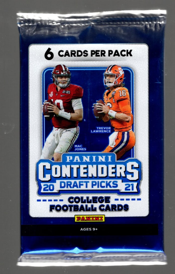 2021-22 Panini Contenders Draft Picks Football Blaster Box Pack NFL Trading Cards Ja' Marr Chase (1 of 1)