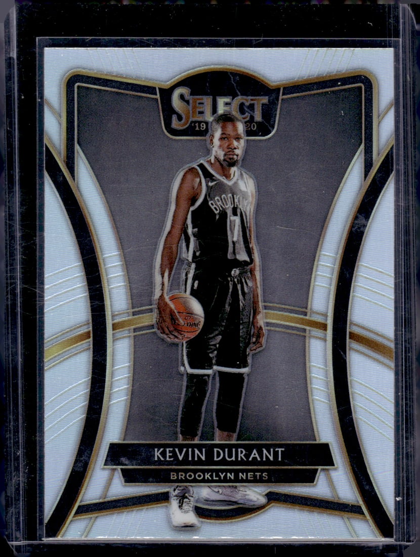 Kevin Durant Silver Prizm 2019-20 Panini Select #191 Basketball Card (1 of 2)
