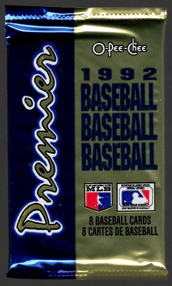 1992 O Pee Chee Baseball Cards Retail Box Pack: O Pee Chee Vintage Baseball MLB Trading & Sports Cards, World Series & Hall of Fame Players, Old Sports Cards for Sale Near Me, Valuable Auction Memorabilia Lots For Sale On Line, Tony Gwynn, Rickey H