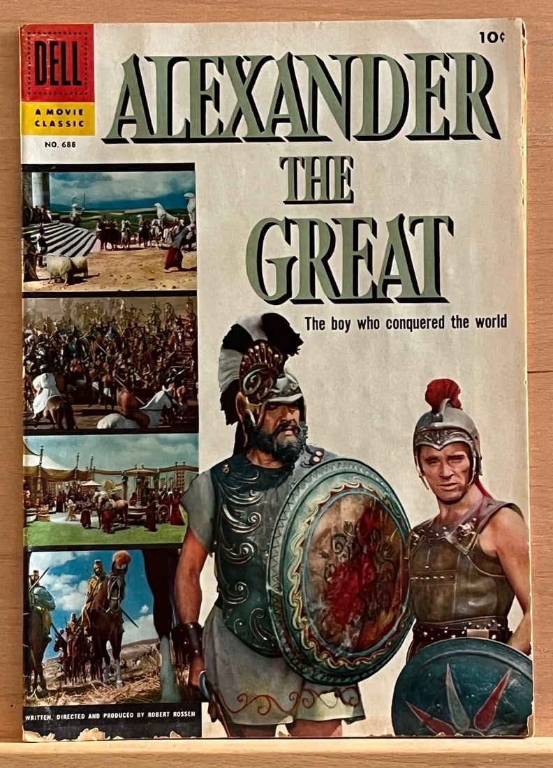 Alexander the Great Vintage Dell Golden Age Comic Book, 1956 #688, The Boy Who Conquered the World (1 of 3)