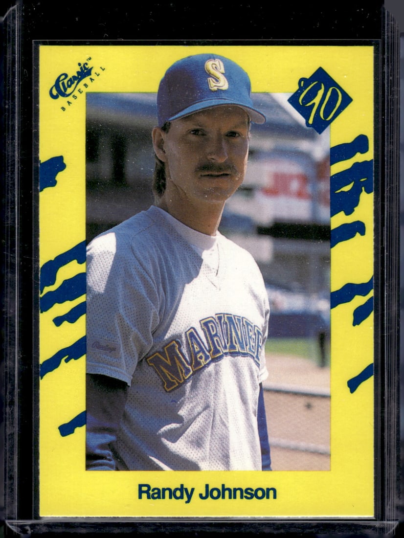 Randy Johnson 1990 Classic Baseball Travel Edition #T22 Baseball Card (1 of 2)