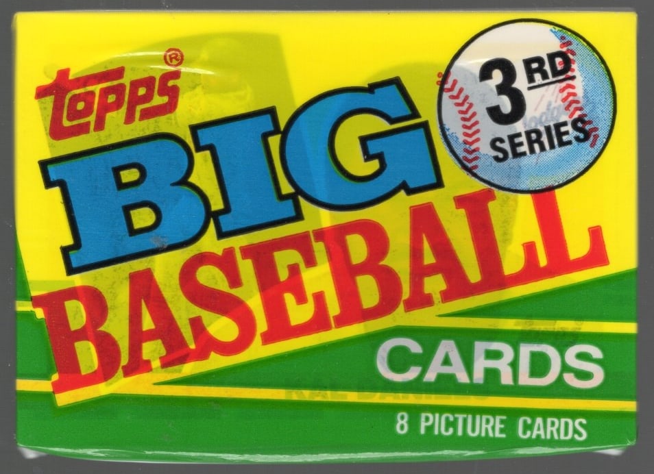 1990 Topps Big Baseball Series 3 Retail Box Wax Pack Vintage Baseball Cards (1 of 1)