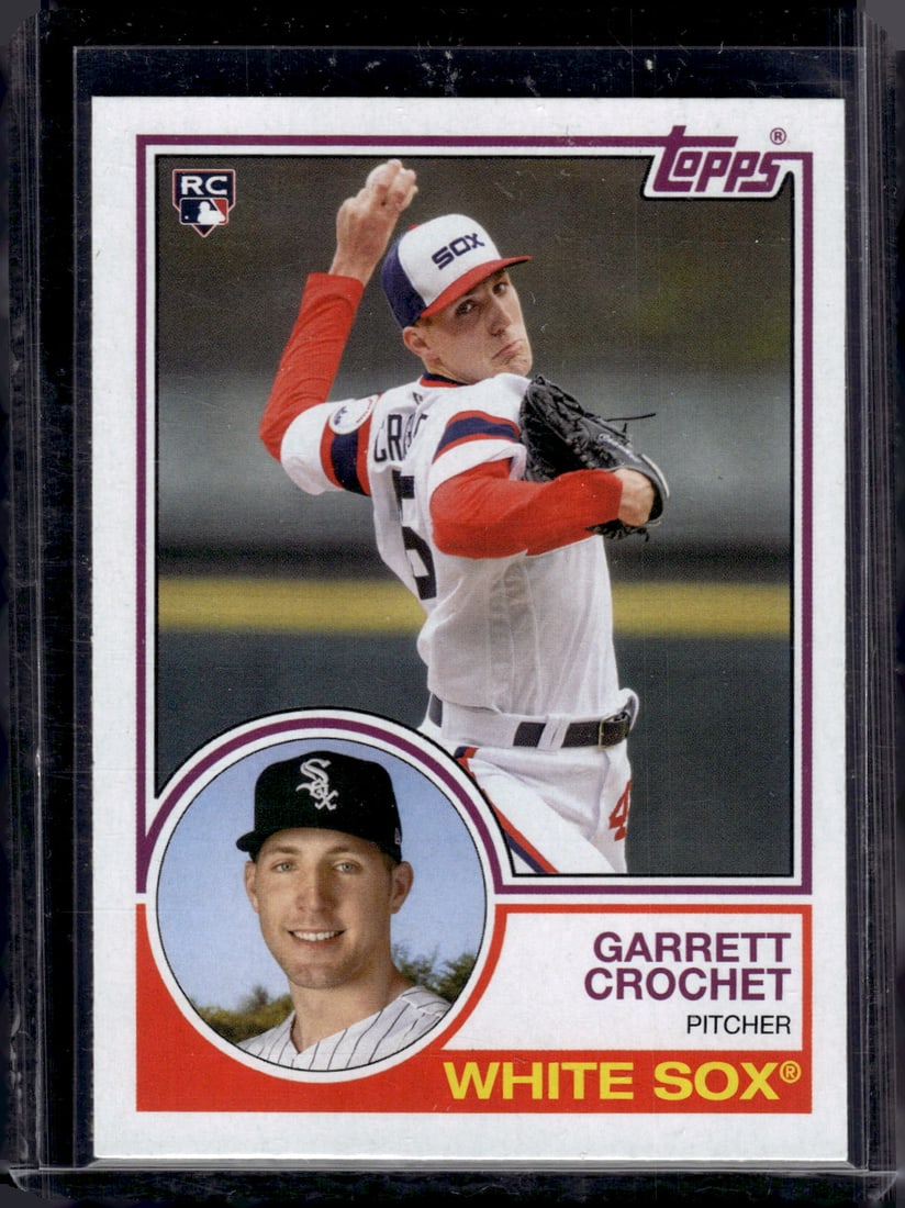 Garret Crochet Rookie Card2021 Topps Archives #155 White Sox Baseball Card (1 of 2)