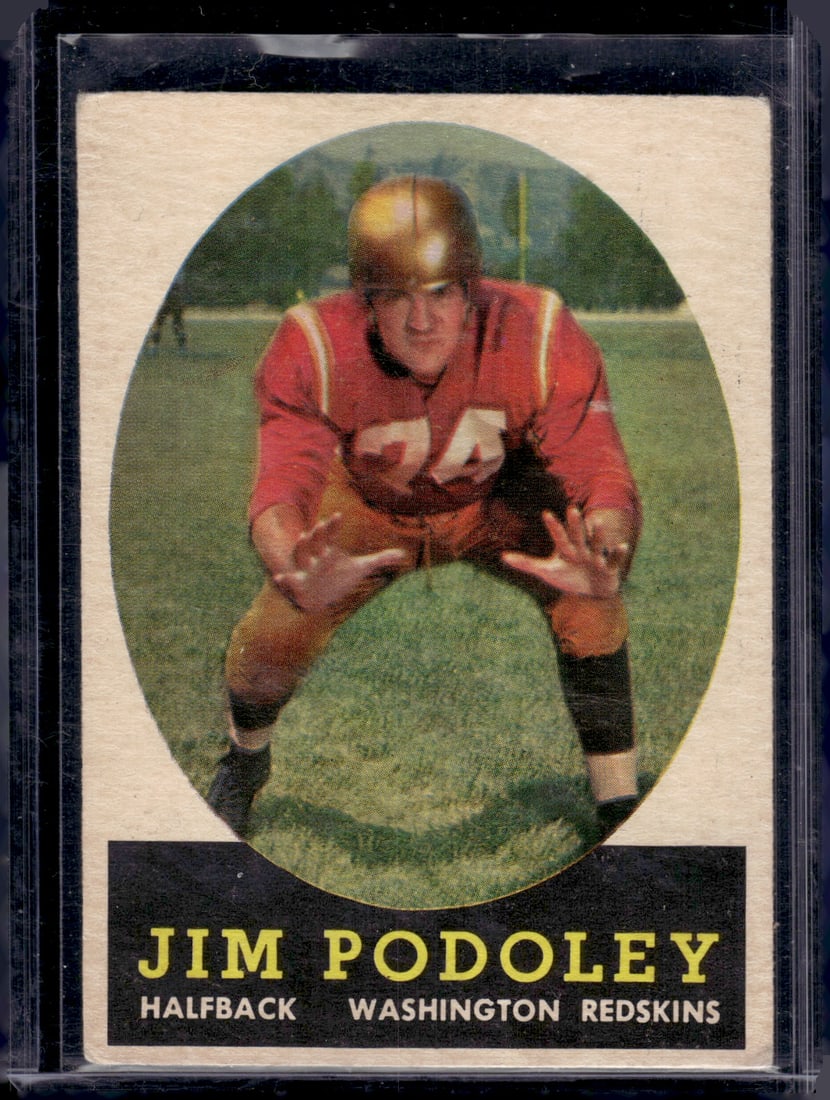 Jim Podoley 1958 Topps #121 Vintage Football Card (1 of 2)