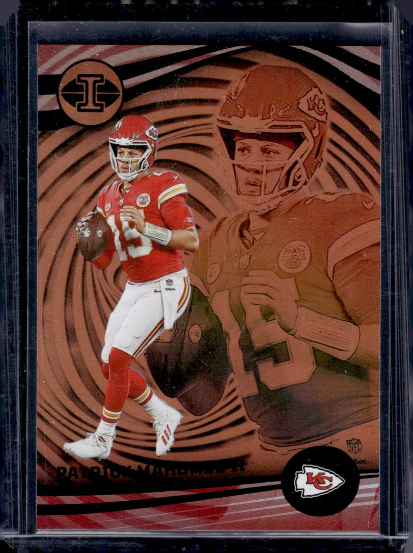 Patrick Mahomes Orange 2023 Panini Illusions #52 Chiefs Football Card (1 of 2)