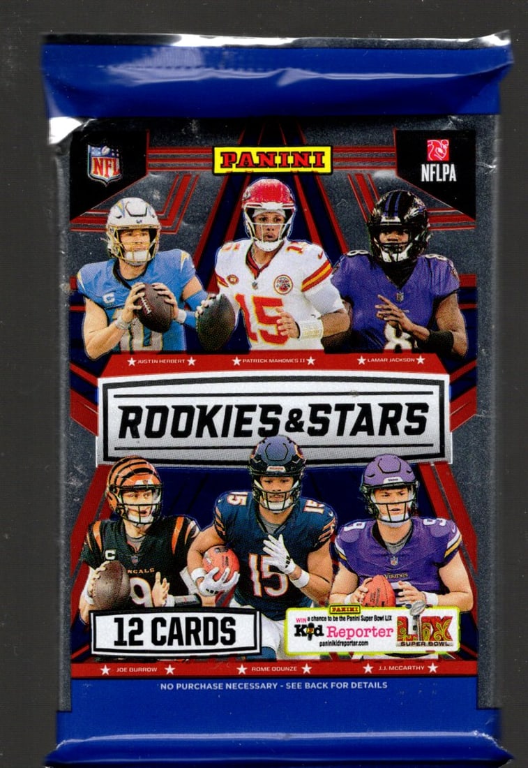 2024-25 Panini Rookies & Stars Football BLASTER BOX PACK Jayden Daniels, Bo Nix, Caleb Williams,: Panini Rookie Football NFL Trading & Sports Cards, Rookie Cards in This Set are Jayden Daniels, Bo Nix, Drake Maye, Marvin Harrison, Jr, JJ McCarthy, Football & Sports Cards for Sale Near Me, Silver, 