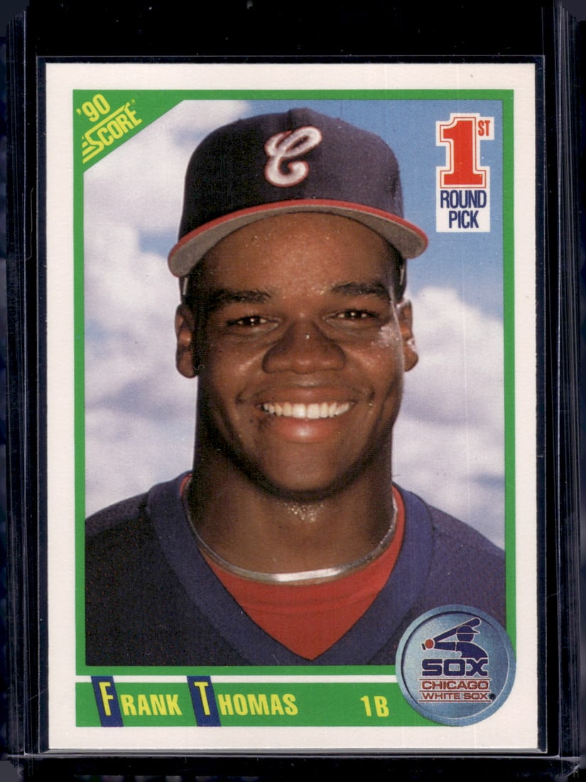 Frank Thomas Rookie Card 1990 Score #663 White Sox Baseball Card (1 of 2)