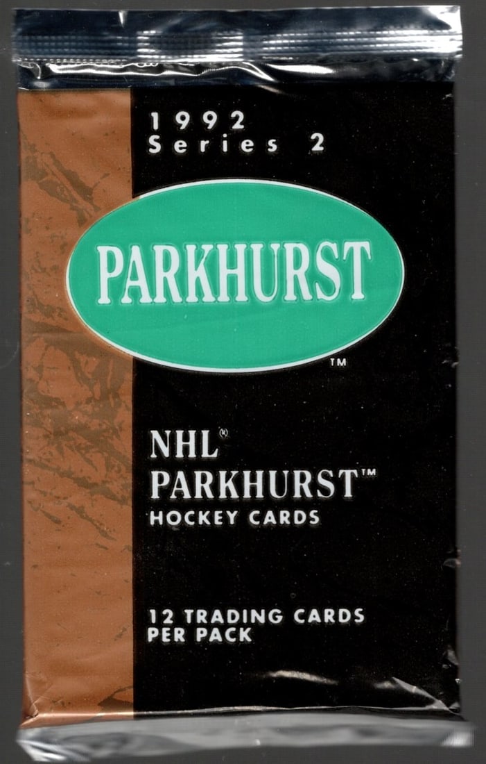 1992 Parkhurst Series 2 Hockey Card Retail Box Pack - Emerald Ice Inserts, Wayne Gretzky: Vintage Parkhurst Hockey NHL Trading & Sports Cards, Old Sports Cards for Sale Near Me, Wayne Gretzky, Mario Lemieux, Jaromir Jagr, Valuable Auction Memorabilia Lots for Sale Near Me, Stanley Cup & Ha