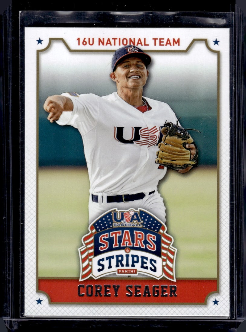 Corey Seager 16U National Team 2015 Panini USA Baseball Stars & Stripes #25 (1 of 2)