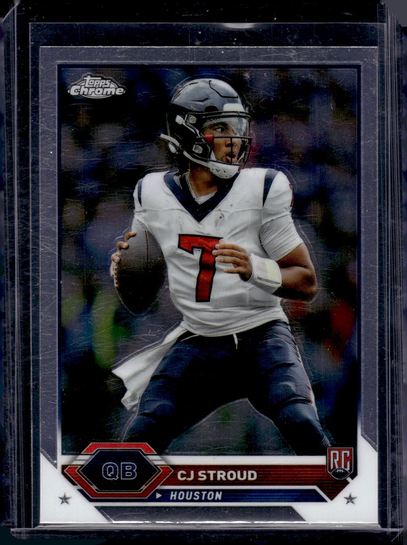 Cj Stroud Rookie Card Topps Chrome 2023 Topps Composite #2 Houston Texasn (1 of 2)
