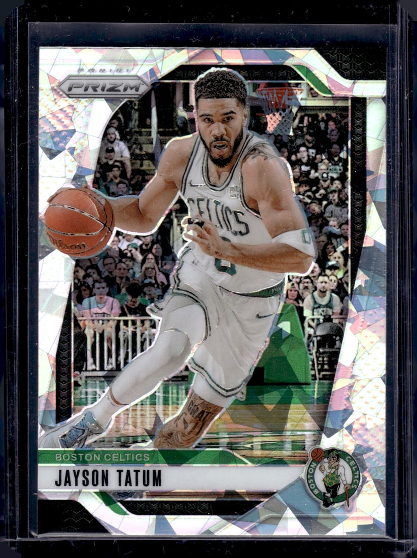 Jayson Tatum Cracked Ice Prizm 2024-25 Panini Prizm #103 Boston Celtics (1 of 2)