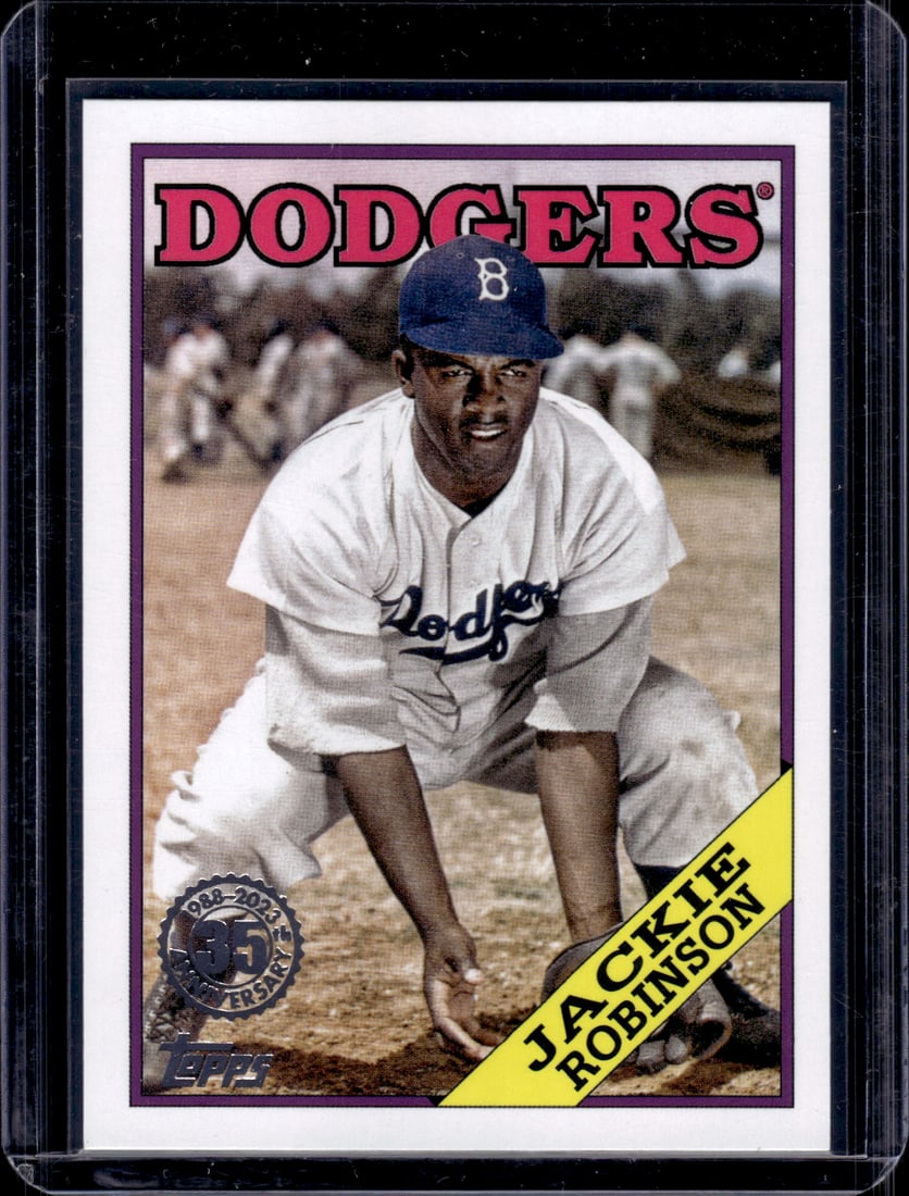 Jackie Robinson 35th Anniversary 2023 Topps #T88-44 Dodgers Baseball Card (1 of 2)