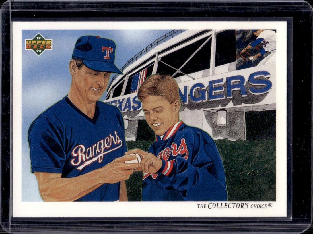 Nolan Ryan Checklist 1991 Upper Deck #92 Texas Rangers (1 of 2)
