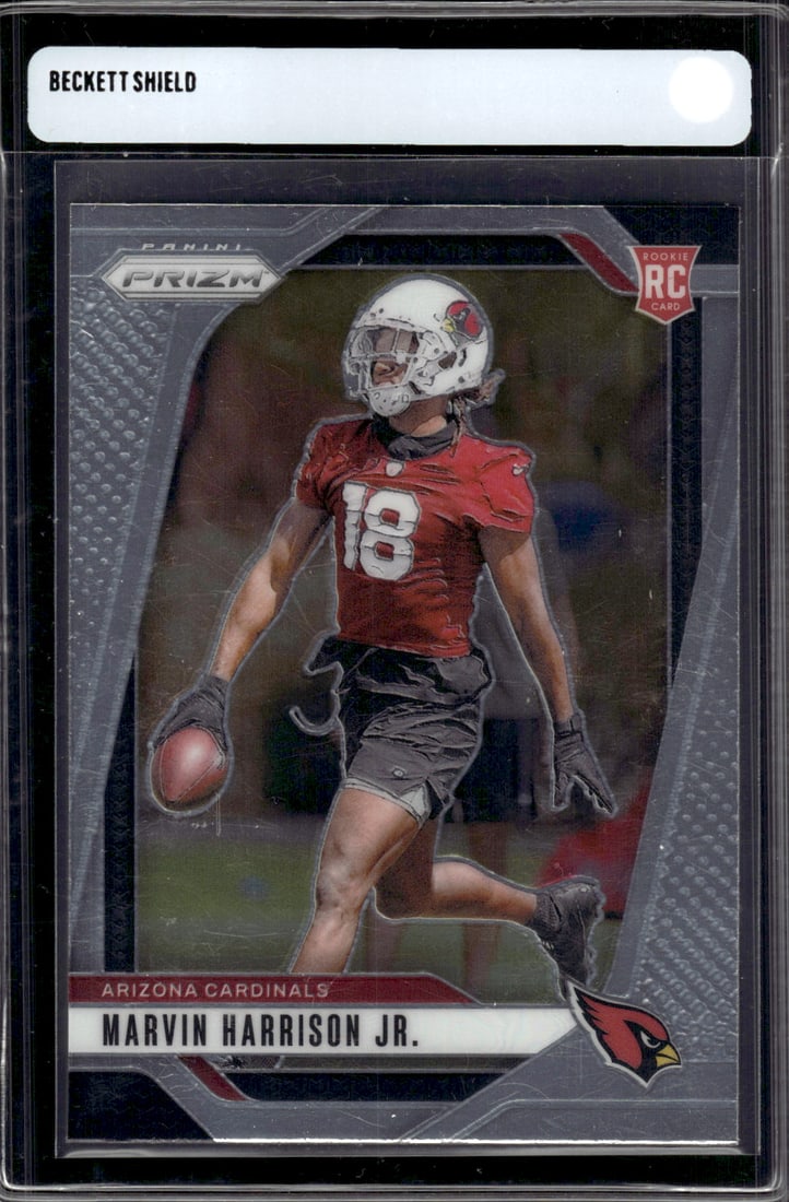 Marvin Harrison Jr. Rookie Card 2024 Panini Prizm #375 Arizona Cardinals: Panini Select, Prizm, Mosaic, Contenders, Zenith, Phoenix, Illusions, Absolute, Rookie NFL Sports Trading Cards, SP, SSP, Cards, Football Cards for Sale Near Me, Superbowl & Hall of Fame Player Cards,