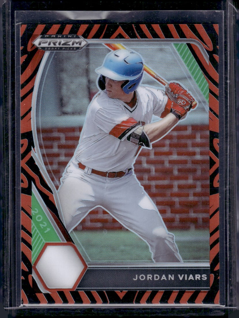 Jordan Viars Tiger Prizm /99 2021 Prizm Draft Picks #PDP84: Donruss Baseball MLB Trading & Sports Cards, Sports Cards for Sale Near Me, Prizm, Mosaic, Select, SP, SSP, Auction Memorabilia Lots for Sale On Line, World Series & Hall of Fame Players, Diamond King