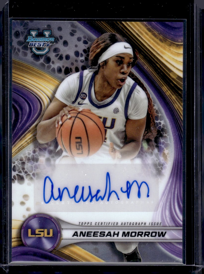 Aneesah Morrow Auto 2024-25 Bowman U's Best #B24-AM LSU Tigers (1 of 2)
