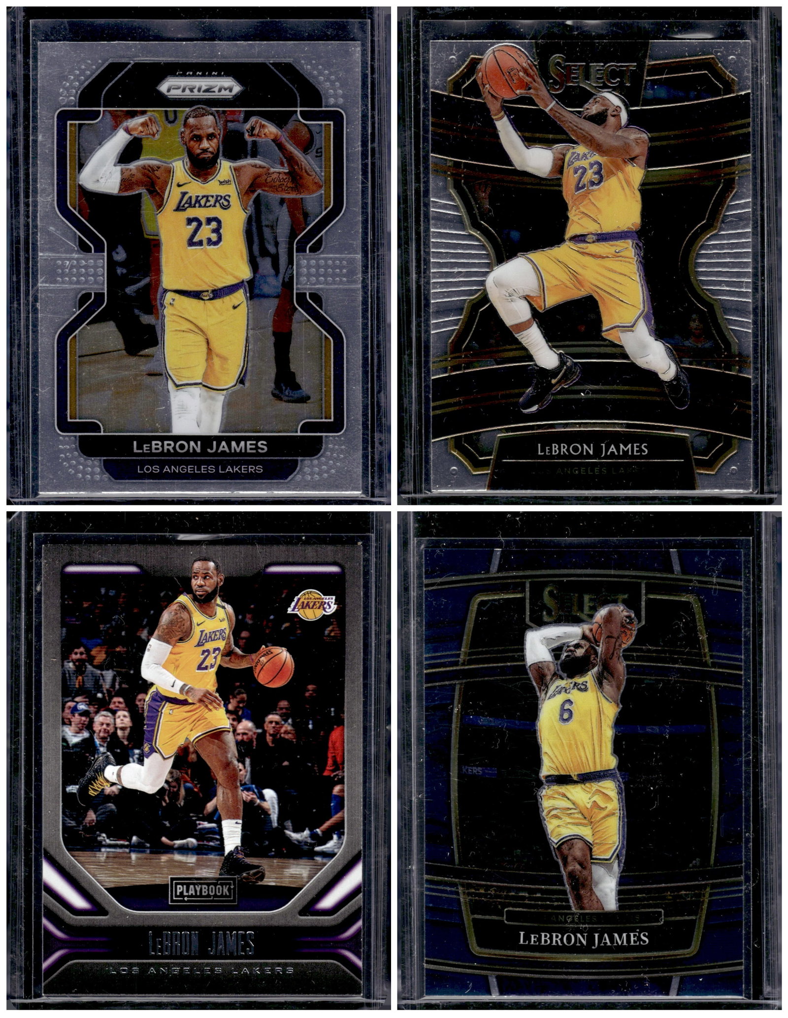 Lot of 4 LeBron James Panini Basketball Cards (1 of 1)