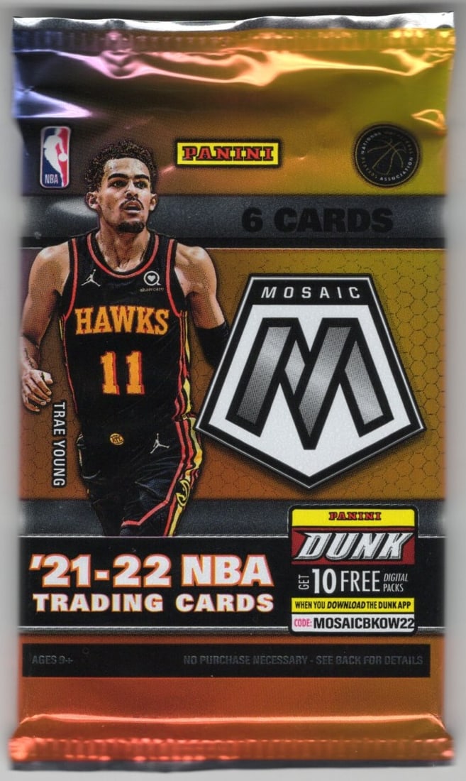 2021 Panini Mosaic Basketball Card Blaster Box Pack, NBA Trading Cards Jayson Tatum (1 of 1)