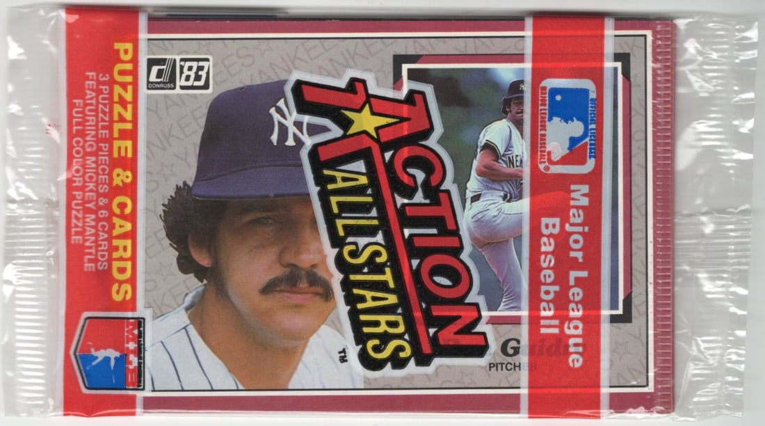 1983 Donruss Action All-stars Baseball Jumbo Card Pack - You Receive the Pack Pictured (1 of 2)