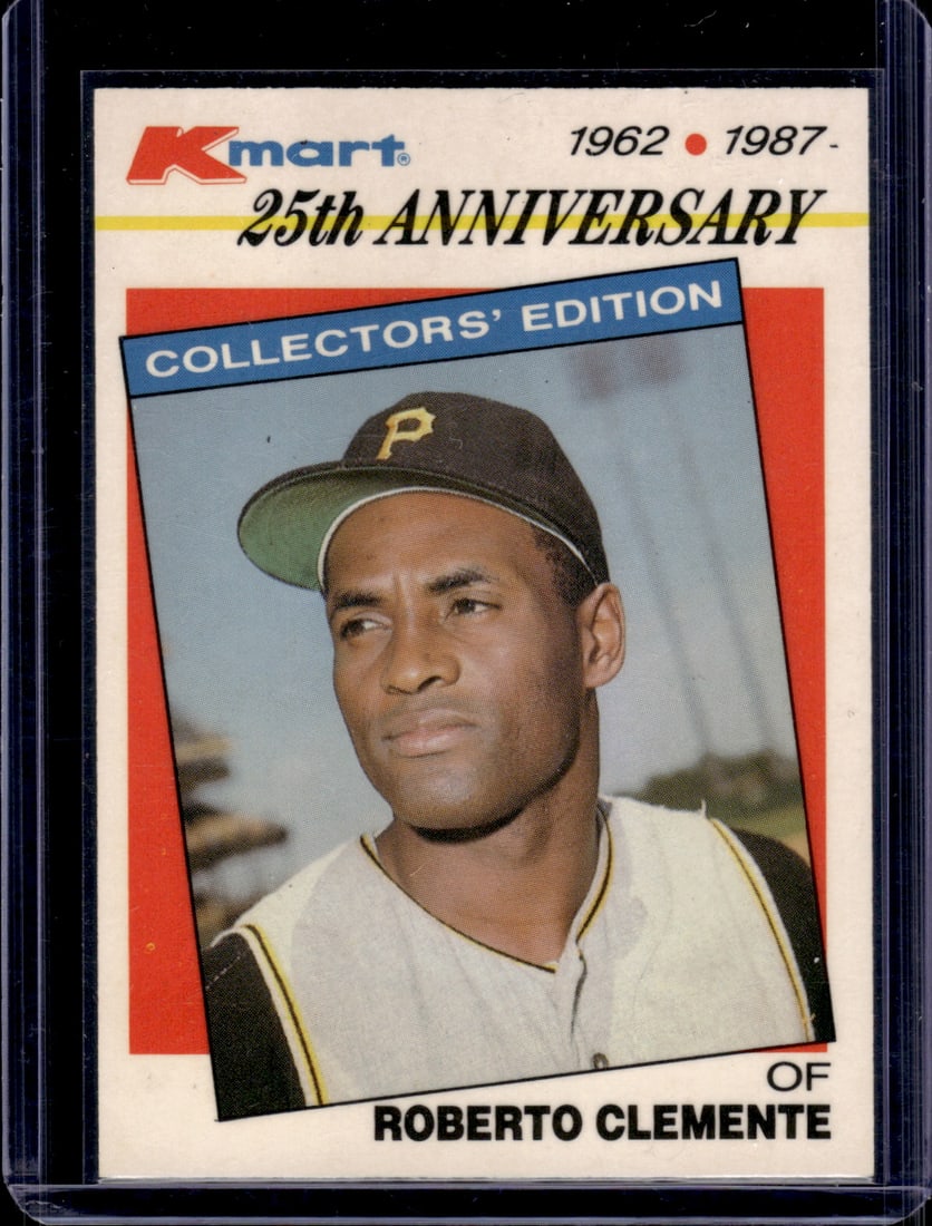Roberto Clemente 1987 Topps KMart #2 Pittsburgh Pirates Baseball Card (1 of 2)