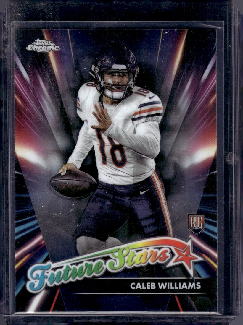 Caleb Williams Rookie Card Future Stars 2024 Topps Chrome #FS-1 Chicago Bears (1 of 2)