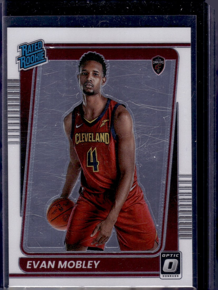 Evan Mobley Rookie Card 2021-22 Donruss Optic #175 Cavaliers (1 of 2)