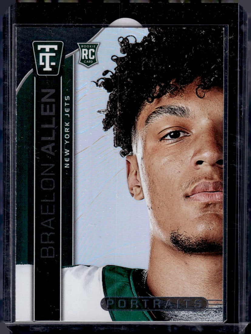 Braelon Allen Rookie Card Portraits 2024 Totally Certified #20 New York Jets (1 of 2)