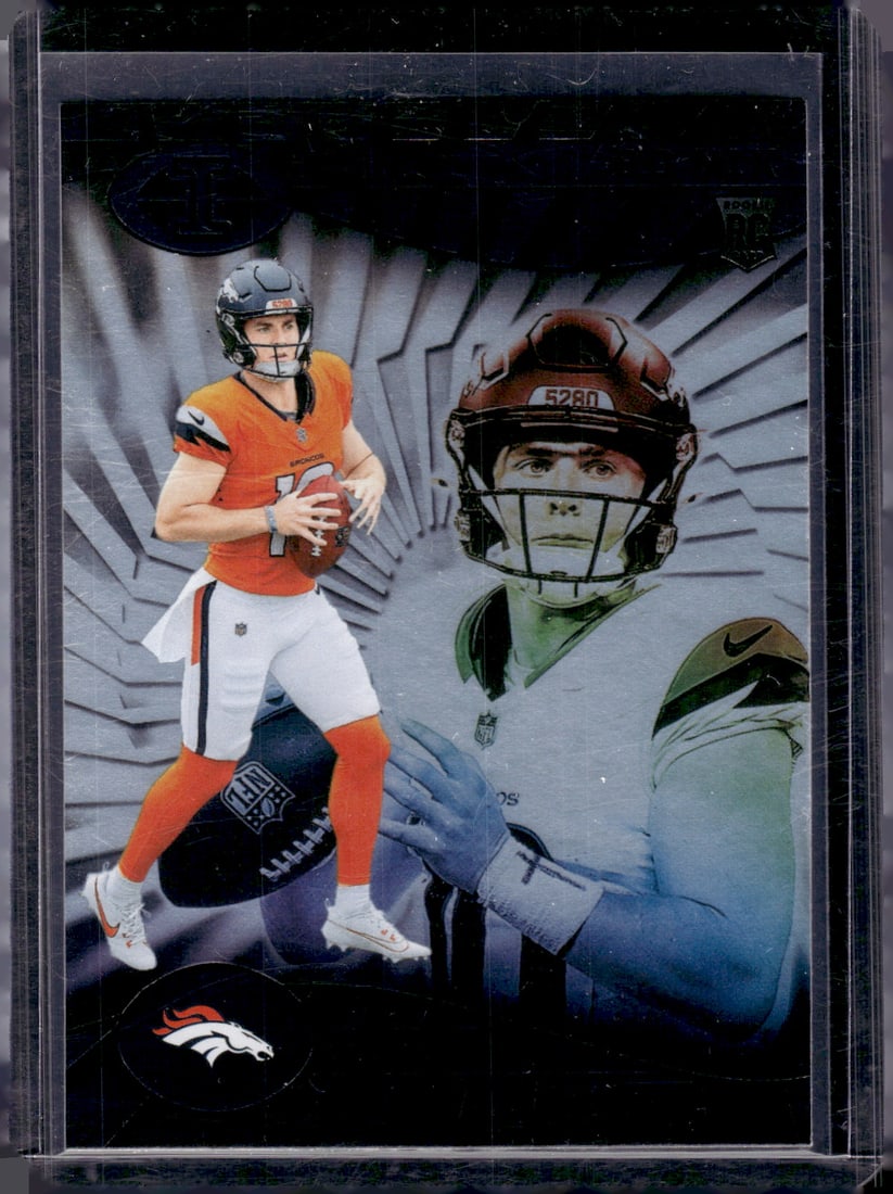 Bo Nix Rookie Card 2024 Panini Illusions #22 Denver Broncos (1 of 2)
