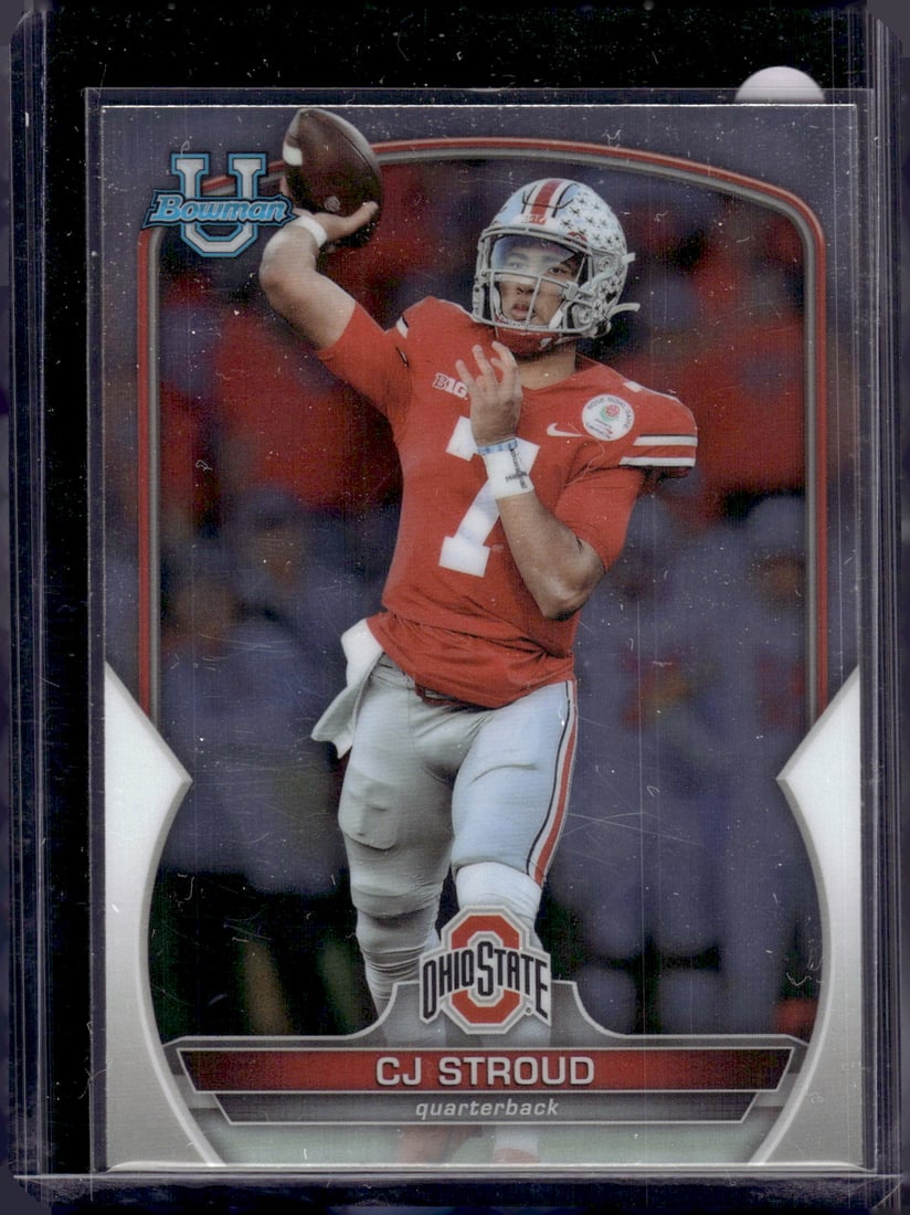 Cj Stroud 2022 Bowman U Chrome #100 Ohio State Buckeyes (1 of 2)