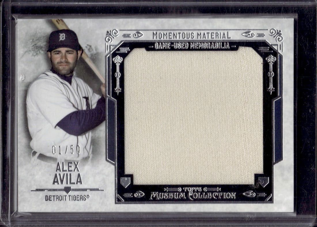 Alex Avila Game Used Jumbo Patch /50 2015 Topps Museum Collection #MMJR-AAA (1 of 2)