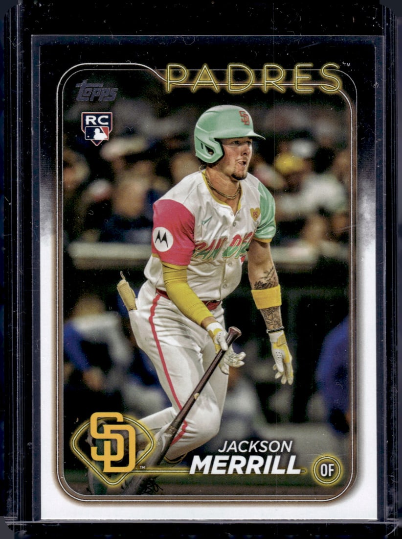 Jackson Merrill Rookie Card 2024 Topps Update #US210 Padres (1 of 2)