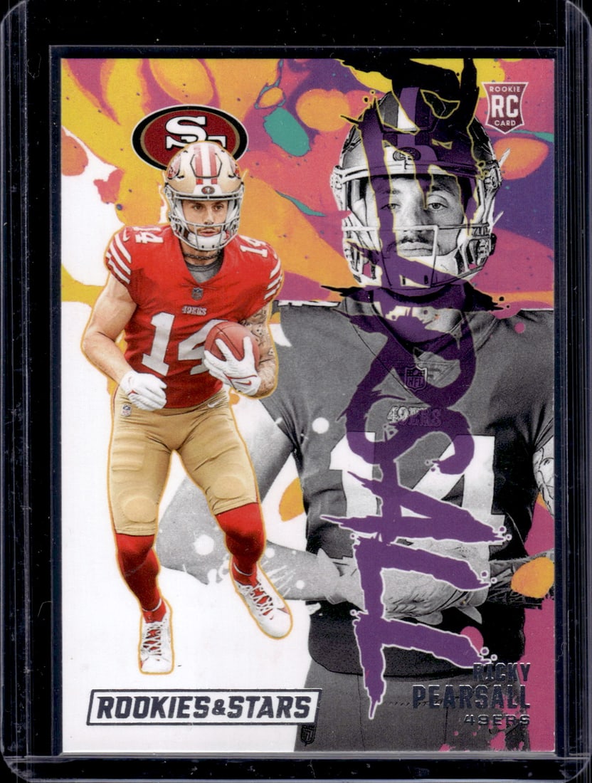 Ricky Pearsall Rookie Exclusives 2024 Rookies & Stars #RE-RPL 49ers Football Card: Panini Select, Prizm, Mosaic, Contenders, Zenith, Phoenix, Illusions, Absolute, Rookie NFL Sports Trading Cards, SP, SSP, Cards, Football Cards for Sale Near Me, Superbowl & Hall of Fame Player Cards,