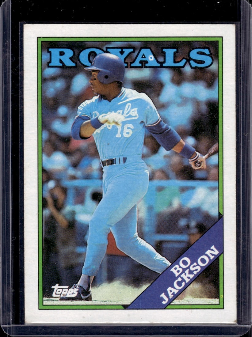 Bo Jackson 1988 Topps #750 Royals Baseball Card (1 of 2)