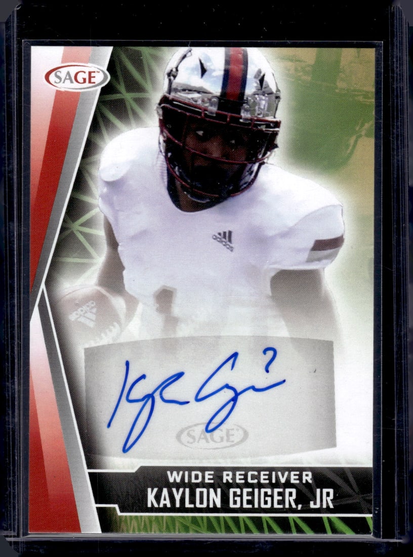 Kaylon Geiger Jr. Auto 2022 Sgae #A-KG (1 of 2)