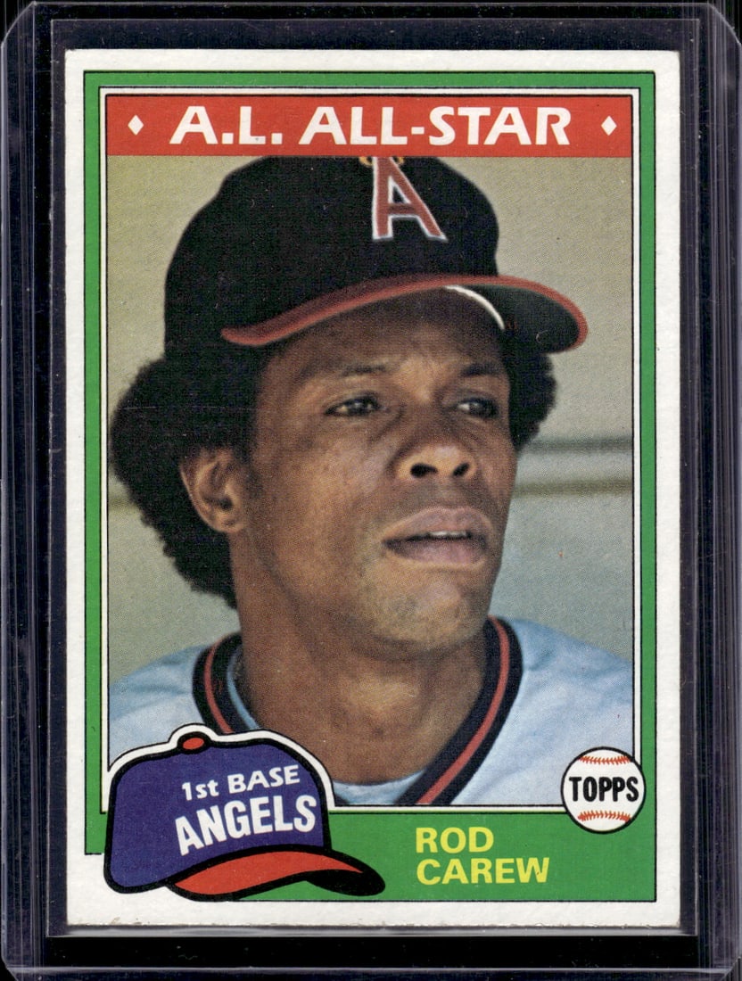 Rod Carew AL All Star 1981 Topps #100 Angels (1 of 2)