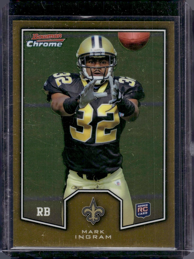 Mark Ingram Rookie Card 2011 Bowman Chrome #BCR-5 Saints (1 of 2)
