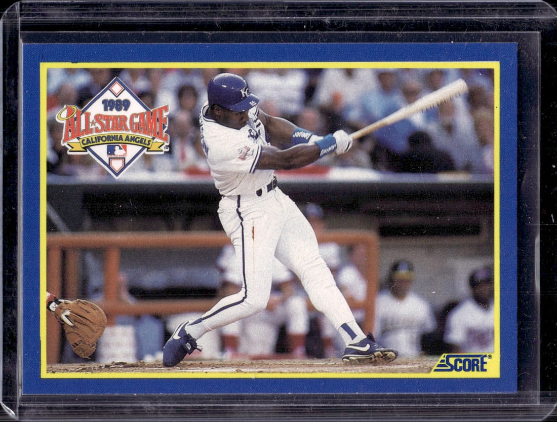Bo Jackson 1990 Score #566 Royals Baseball Card: Score Vintage Baseball MLB Trading & Sports Cards, Old Sports Cards for Sale Near Me, Auction Memorabilia Lots for Sale On Line, World Series & Hall of Fame Players