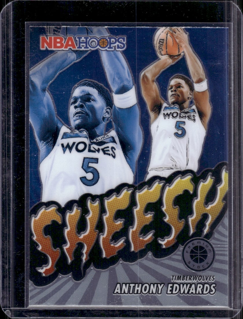 Anthony Edwards Sheesh 2023-24 Premium Stock #19 Minnesota Timberwolves (1 of 2)